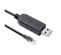 AJOHBM Controllo manuale CP2102 U RS232 seriale a RJ9 4P4C cavo firmware di aggiornamento modellato (Size : 3m, Color : Svart)