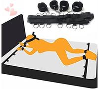 AJOHBM Coppia Accessori Accessori Yoga, - Sport Set Cinturino Nero in Nylon, Ideali per Camera da Letto - Y12D15ZX