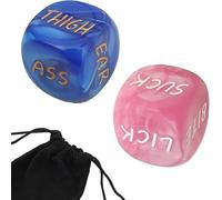 AJOHBM Couples Dice Game - Glow in The Dark for Date Night, Fun Conversation Starters con Romantic Challenges -Y9D11W
