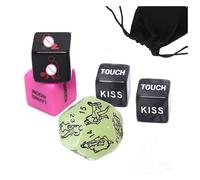AJOHBM Couples Dice Game - Glow in The Dark for Date Night, Fun Conversation Starters + Romantic Challenges -Y9D11W
