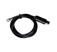 AJOHBM FT232RL Cavo di AGGIORNAMENTO SERIALE Adattatore da RS232 A RJ11 RJ12 6P4C, Cavo di Controllo da PC A Montaggio (Size : 5M, Color : FT232RL Chip)