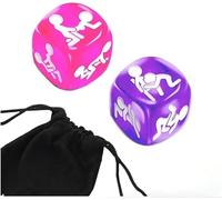 AJOHBM Giochi per Coppia in Tavolo - Dadi Poliedrici, Regalo di Letto da Camera da Carte - Y10D30Z