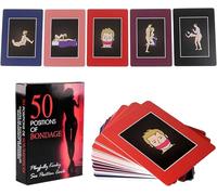 AJOHBM Gioco di Carte Romantico con in Camera + per Coppie y con 50 Carte e Accessori per Serate Divertenti da Letto - Gioco da Tavolo - ZF124