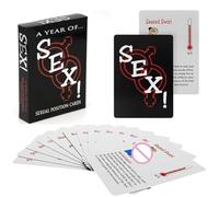 AJOHBM Gioco di Carte Romantico per Coppie con 50 Carte + e Accessori per Serate Divertenti in Camera da Letto - Gioco da Tavolo - ZF0325