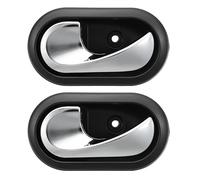 AJOHBM Maniglia Interna 1/2X Solo Lato Sinistro Per Renault Per Logan Duster 2012-2016 Maniglie Interne Per Portiere Auto 8200733848(2pcs left side)