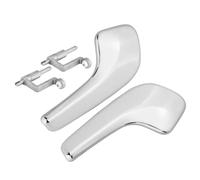 AJOHBM Maniglia Interna Maniglia Interna Sinistra Destra In Plastica Placcata In Alluminio Per Opel Corsa D Mk3 2006-2014 13297813 13297814(Sinistra e destra)