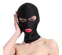 AJOHBM Passamontagna Nero in Nylon, per una Pedagogia del Gioco Amoroso in Scenario Nuziale Privato 1021