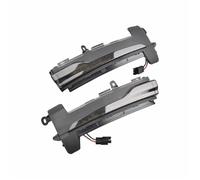 AJOHBM Per Volvo XC60 2014 2015 2016 2017 Dynamic Flowing Side Mirror LED Turn Signal Light Side Mirror Replacement (Smoked)