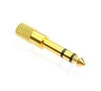AJOHBM Placcato in Oro da 1 Pezzo 6.35mm 1/4 "Plug Maschio a 3,5 mm da 1/8" Adattatore Audio Stereo Amplificatore Stereo Jack Femmina, da 6,35 a 3,5 convertitore