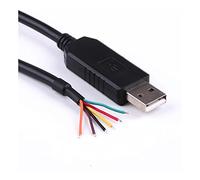 AJOHBM Rs485 Chip Cavo Converter in 4 Fili 6 Core Fine Connettore Pinout USB Seriale Rs485 Supporto Via Cavo Ard-Uino Win10 Win8 (Size : 6ft, Color : Black Shell 6 Wires)