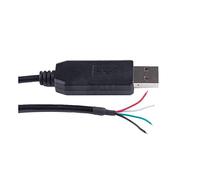 AJOHBM Rs485 Chip Cavo Converter in 4 Fili 6 Core Fine Connettore Pinout USB Seriale Rs485 Supporto Via Cavo Ard-Uino Win10 Win8 (Size : 6ft, Color : Black Shell 4 Wires)