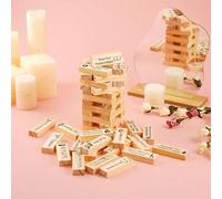 AJOHBM Set di Equilibrio in Legno 48 Pezzi per Coppie, Gioco da Viaggio per Camera da Letto, Attività Romantica per Due, Regalo per Sposi 1031