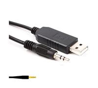 AJOHBM USB Compatible With T-T-L Cavo convertitore dell'adattatore seriale Chip 3. 3V 3V3 T-T-L U-A-R-T Cavo stereo da 6 piedi a 3,5 mm Compatible With jack audio T-T-L-232R-3. 3v-aj