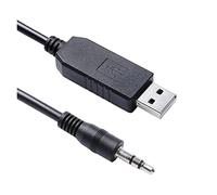 AJOHBM V8 Super Satellite Decoder IPTV Decoder U Compatible with aggiornamento seriale RS232 Cavo Flash di aggiornamento (Size : 3m, Color : TipRX ringTX slvGND)