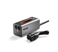 Ajojobot Discharger EV da 5 KW CCS2 Tesla V2L per modello Y/3/X/S, 220 V ~ 23 A, uscita CA massima, ingresso CC 320-520 V, alimentazione esterna portatile con spina Schuko per campeggio, costruzione