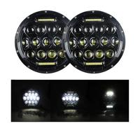 AJQBRMB Faro principale Fari Da 7 Pollici Per Toyota Per Land Per Cruiser FJ40s FJ45s Faro LED Da 7 Pollici DRL Fanale Proiettore(75w F)