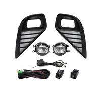 AJQBRMB Luci Antinebbia DRL Luce Nebbia Led Daytime Corsa E Jogging Lampada Luci Diurne Dual Colori Bianco Giallo Fili Interruttore Per Toyota Per Highlander 2021 2022 Fari Fendinebbia(A Full Set)