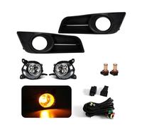 AJQBRMB Luci Antinebbia Per Toyota Per Corolla 2004-2006 Versione Europea 12V Lampada Fendinebbia DRL Luci Diurne Copertura Griglia Lunetta Faro Fendinebbia Fari Fendinebbia(LED Yellow)