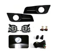 AJQBRMB Luci Antinebbia Per Toyota Per Corolla 2004-2006 Versione Europea 12V Lampada Fendinebbia DRL Luci Diurne Copertura Griglia Lunetta Faro Fendinebbia Fari Fendinebbia(LED White)