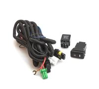 AJQBRMB Luci Antinebbia Per VW Per Golf 6 MK6 Per Cabriolet 2009-2013 LED Copertura Lampada Luce Nebbia Griglia Cornice Con Cornice Alogena Lampade Guida Luci Fari Fendinebbia(Wires)