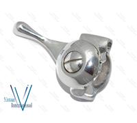 Ajs Air Mag Leva Sinistra LH 1" Manubrio Cromato Acciaio Norton Triumph BSA