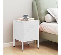 AJSEOYBS Bedside - Comodino, consolle, per soggiorno, comodino, camera da letto, studio, ufficio, colore: bianco, 35 x 35 x 51 cm