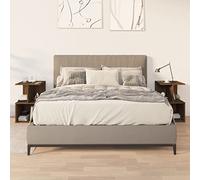 AJSEOYBS Bedside Table, tavolo consolle, comodino, 2 pezzi, effetto rovere, colore marrone, 35 x 35 x 55 cm, adatto per soggiorno, comodino, camera da letto, studio, ufficio