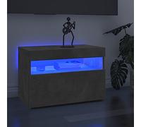 AJSEOYBS Lowboard Tv Mobile, 2 pezzi, grigio cemento, 60 x 35 x 40 cm, adatto per camera da letto, soggiorno, sala ricevimenti, salotti, sale conferenze