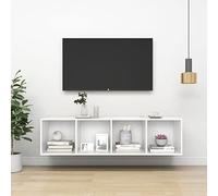 AJSEOYBS Mobile da parete per TV, bianco, 37 x 37 x 142,5 cm, adatto a materiali in legno, adatto per soggiorno, camera da letto, ufficio, sala ricevimenti, studio