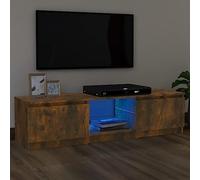 AJSEOYBS Mobile TV da parete, moderno con luci a LED, dimensioni 120 x 30 x 35,5 cm, adatto per soggiorno, camera da letto, ufficio, sala ricevimenti, studio