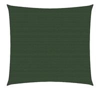 AJSEOYBS Ombrellone da terrazza, ombrellone per piscina, per esterni, tenda parasole da 160 g/m², verde scuro, 6 x 6 m, in HDPE per terrazze esterne, terrazze