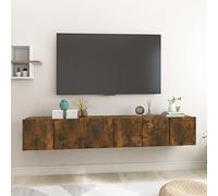 AJSEOYBS Tavolo per televisore, da parete moderna, 3 pezzi, 60 x 30 x 30 cm, adatto per soggiorno, camera da letto, ufficio, sala ricevimenti, studio