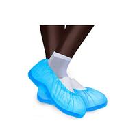 Ajsia 1000 copriscarpe monouso blu di protezione in CPE elastico all’apertura 30 my cm.40x14 DPI CATEGORIA 1 - Confezione 10x100 pezzi.