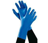 AJSIA - Guanti in Lattice MONOUSO High Risk Colore Blu 50PEZZI Super Resistenti (Tg:S,M,L,XL,XXL) (TG.XL)