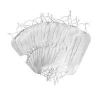 AJTUTUS 50/100 protezioni per il viso, morbide, bianche, 100 pezzi | Accessori Igienici per Realtà Virtuale, Protezioni Occhi per Occhiali VR