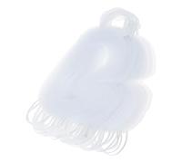 AJTUTUS 50/100 protezioni per il viso, morbide, bianche, 50 pezzi | Accessori Igienici per Realtà Virtuale, Protezioni Occhi per Occhiali VR