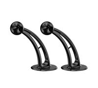 AJTUTUS Basi adesive girevoli del supporto del telefono del doppio 17mm con la rotazione 360 per l'ufficio del veicolo che cucina il posizionamento stabile del dispositivo