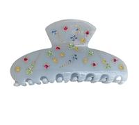 AJTUTUS Clip per capelli Clip per capelli Banana Barrettes Strass Fiore Mascella Clip Ragazza Acrilico Artigli per capelli Donne Morsetto per coda di cavallo