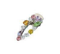 AJTUTUS Colorato zircone Decors Forcine Hot Girls Duckbill Clip di capelli stile Multi-tipo può scegliere clip di capelli per la donna