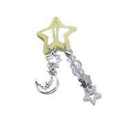 AJTUTUS Colore Cinque punte Stella Clip di Capelli Dolce Fresco Filigrana Metallo Bang Forcine per capelli Semplice Moda Bambini Ragazze Copricapo