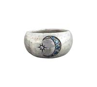 AJTUTUS Elegante anello con sole e luna, con zirconia cubica, perfetto per donne e coppie moderne, con zirconia cubica