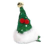 AJTUTUS Fermaglio per capelli a forma di cappello di Natale, per cosplay, a forma di cappello di Natale, fermaglio per capelli per ragazze e adolescenti