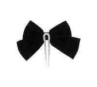 AJTUTUS Stile delicato Bowknot Forma Clip di Capelli Coda di cavallo Decors Inverno Copricapo Femminile Hairpin con