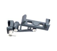 AJTUTUS Supporto a clip in alluminio con pattino freddo Ruota Adattatore di montaggio per cellulare Clip regolabile per treppiede per telefono