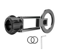 AJTUTUS Supporto magnetico del telefono della testa della sfera della lega di alluminio 17mm con rotazione 360 per il supporto del cruscotto dello sfiato dell'automobile