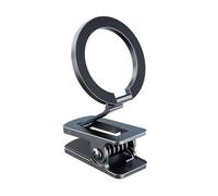 AJTUTUS Supporto per telefono da auto adesivo adesivo 360 ruota supporto magnetico portatile clip su cruscotti costruzione in metallo per uso da viaggio