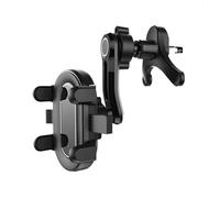 AJTUTUS Supporto per telefono da cruscotto con clip di rotazione sicura a 360 gradi su presa d'aria supporto cellulare per 4,7-7,25 pollici