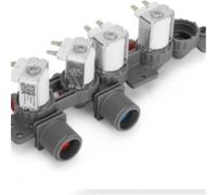 AJU75152602 Valvola ingresso acqua lavatrice DC12V, Compatibile con LG | Risolve problemi di mancato riempimento, riempimento eccessivo, perdite