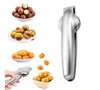 Ajuanbazha Taglia Castagne a Croce, Acciaio Inox Pinza per Castagne, Multifunzione Pela Castagne, Coltello Castagne per Castagne, Nocciole, Noci ed Altri