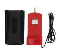 AJUNJIIL Per gli allevatori di bestiame, per il tester di tensione di recinzione - Finder di guasti di recinzione elettrica portatile con schermo LCD da 15kV (Rosso)